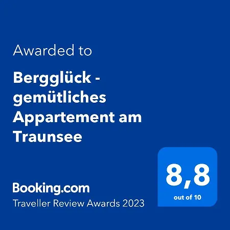 Bergglueck - Gemuetliches Am Traunsee *